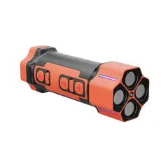 GENERICO - Ahuyentador Perros XP50 4 Parlantes Ultrasonico Recargable Linterna LED