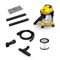 Karcher - Aspiradora de polvo y agua WDL1S 1000W 12L