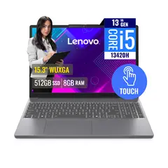 LENOVO - Laptop Ideapad slim 15.6 Tactil FHD, Core i5-13420H, 8GB DDR5, SSD 512GB