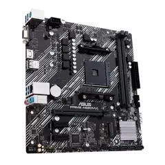 ASUS - Placa base PRIME A520M-K M-ATX, 2 slots DDR4, hasta 64GB, HDMI y VGA, 2933MHz