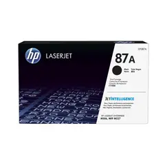 HP - Cartucho de tóner 87A Negro LaserJet capacidad original