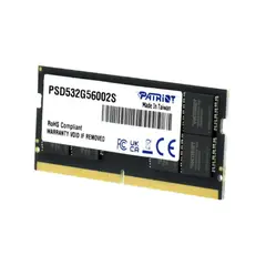 PATRIOT - Memoria Ram Sodimm Ddr5 32Gb 5600Mhz Cl46 Para Laptops - Rendimiento Superior Y Ve