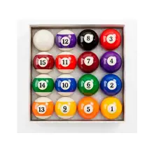 GENERICO - Set De Bolas De Billar Numeradas 16 Piezas Profesional