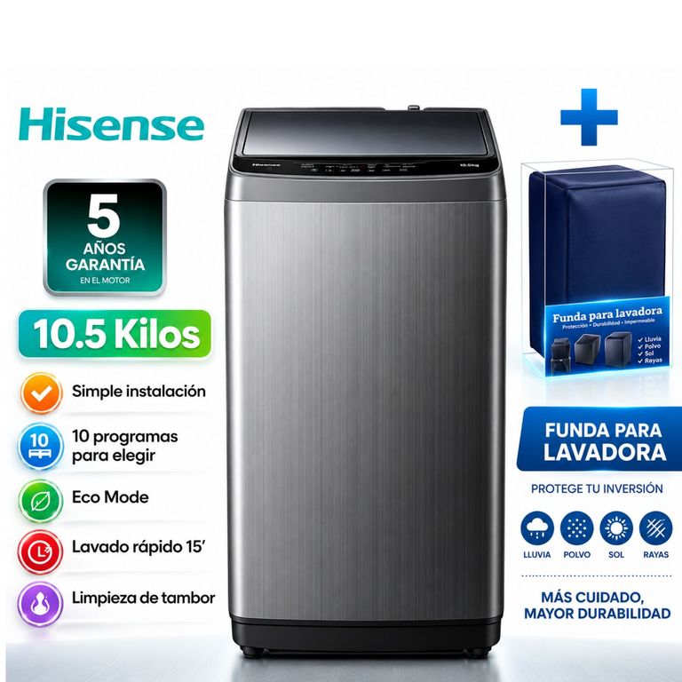 Lavadora Carga Superior 10.5kg WT1D1030UT