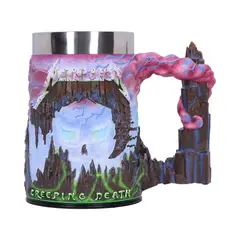 GENERICO - Metallica Creeping Death - Jarro de resina Tankard 18cm - Creeping death - Nemesis Now