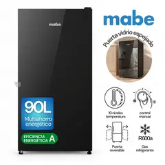 Mabe - Frigobar de 90 L Negro - RMF04PV1