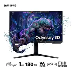 SAMSUNG - Monitor Gamer Odyssey G3 24 Pulgadas FHD 180Hz 1ms