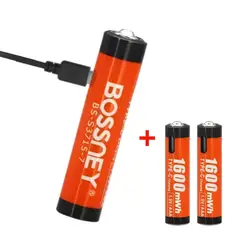 GENERICO - Pack Pilas AAA Triple A Recargable Usb Li-on LITIO Cargador INCLUIDO 1.5v
