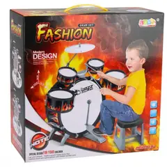 OEM - Batería Musical Resistente para Niños 3+ Kids Drums Set