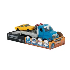 DRIVEN - Camión de remolque azul pequeño modelo nuevo