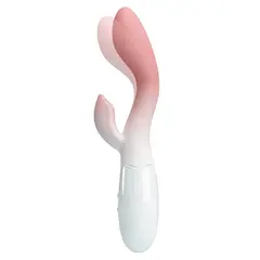 PRETTY LOVE - Vibrador Sexual Femenino Rabbit Brighty 30 Funciones Silicona Rosa