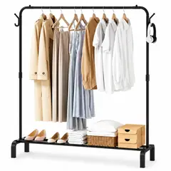 MINARI - Perchero Organizador de Zapatos Colgador de Ropa Carteras Negro P10