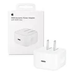 APPLE - CARGADOR CUBO USB-C 40W PARA IPHONE - ORIGINAL
