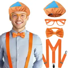 SM - ACCESORIOS para disfraz de BLIPPI PARA NIÑOS Y ADULTOS