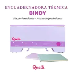 LIDEART - Encuadernadora Térmica A4 Bindy by Quelli Sin Perforaciones
