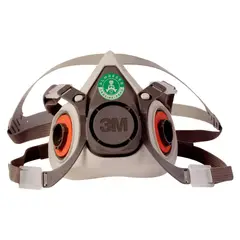 3M - Respirador 6200 Media Cara Serie 6000 - Protección Respiratoria