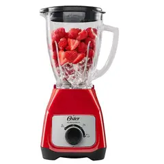 OSTER - Licuadora Roja 1.5 L 2 Velocidades BLSTKAGRRD Perilla