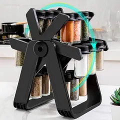 OEM - Porta Condimentos Especiero Vertical Con 18 Frascos Condimenteros
