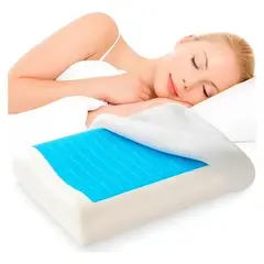 OEM - Almohada Ortopédica Cervical Memory Foam Con Gel Refrigerante