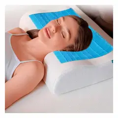 OEM - Almohada Viscoelástica Ergonómica Con Capa De Gel Anti Calor