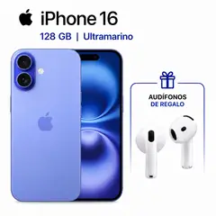 APPLE - IPHONE 16 128GB CHIP FISICO + REGALO