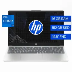 HP - Laptop Core i7 16GB RAM 512GB SSD 15.6 FHD Windows11 15-FD0097LA
