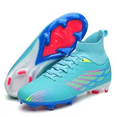 DANWEILE - Botas fútbol unisex Blanco