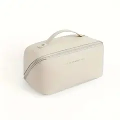 MAKEWAY - - Bolso neceser portátil de maquillaje para mujer - Plateado