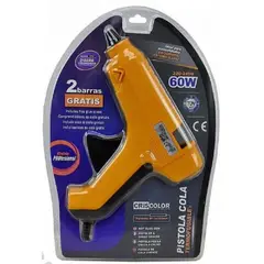 GENERICO - PISTOLA DE PEGAMENTO TERMOFUSIBLE DE 60W MODELO JBY-B COLOR ALEATORIO