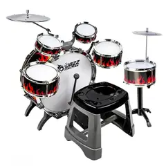 OEM - Batería Musical Resistente para Niños 3+ Kids Drums Set