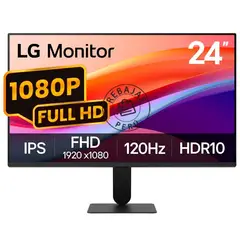 LG - Monitor 24 Pulgadas Ips Full Hd 120hz Hdr10 Gamer Oficina Negro