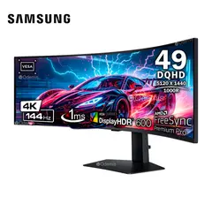 SAMSUNG - MONITOR LS49FG910ENXZA 49 DQHD 144HZ 1MS PN LS49FG910ENXZA