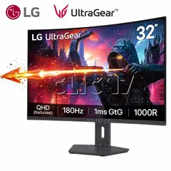 LG - Monitor Gaming 32 32G600A QHD Curvo 180Hz 1ms VA