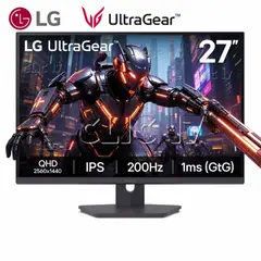 LG - Monitor Gaming UltraGear 27 27G610A-B QHD IPS 200Hz 1ms