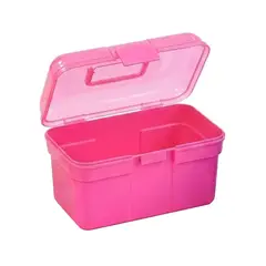 MAJIKA - Organizador Caja Multifuncional Plástica con Tapa y Broche