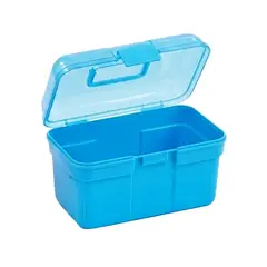 MAJIKA - Organizador Caja Multifuncional Plástica con Tapa y Broche