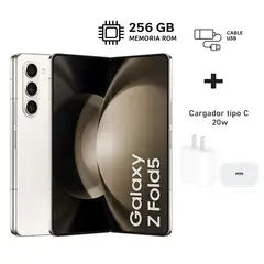 SAMSUNG - Z Fold 5 - 256gb Plebable 5G + Kit de carga. Reacondicionado Grado A+ SM-F946