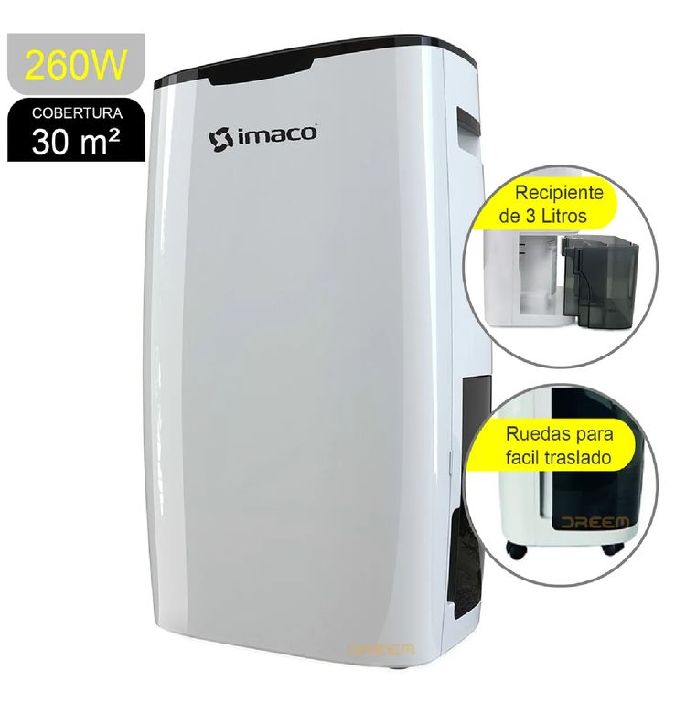 DESHUMIDECEDOR DIGITAL DHE15 3L BLANCO