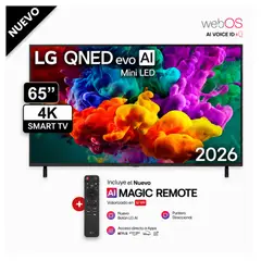 LG - Televisor 65 Qned Miniled 4k Con Ai 65qned65bsa