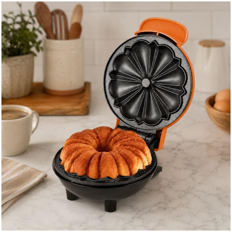 Sandwichera BOSNAK BSK-038 350W Antiadherente Tipo Flor Pasteles Cakes