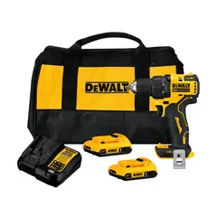 DEWALT - Taladro Atornillador Atomic 20v + 2 Bat Dcd708d2-b2
