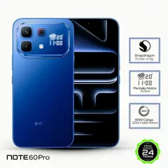 INFINIX - Note 60 Pro 5G, 8Gb de Ram - 256Gb, Color Azul