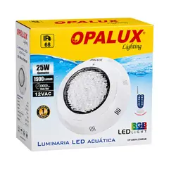 OPALUX - Luminaria Lampara LED Acuatica 25W Para Piscina RGB