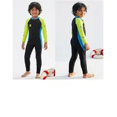 GENERICO - Traje de baño largo para niño de 7 a 8 años