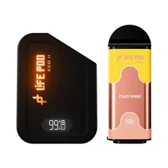 GENERICO - LIFE POD KIT 10K - DURAZNO CON MANGO