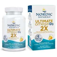 GENERICO - Nordic Naturals Ultimate Omega 2X con vitamina D3 60 capsulas
