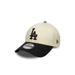 New Era - Gorra 9Forty MLB Los Angeles Dodgers Colour Block Beige