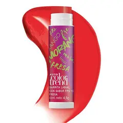 AVON - Barrita Labial Con Sabor Fresa Color Trend 4.5g