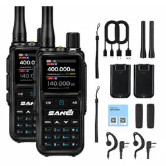 OEM - Walkie Talkie Bluetooth Largo Alcance Pack 2 Recargable Tipo C 999 Canales