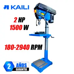 KAILI - Taladro de Columna Perforadora Industrial KL840 32mm 2HP con Láser Guía y Luz LED